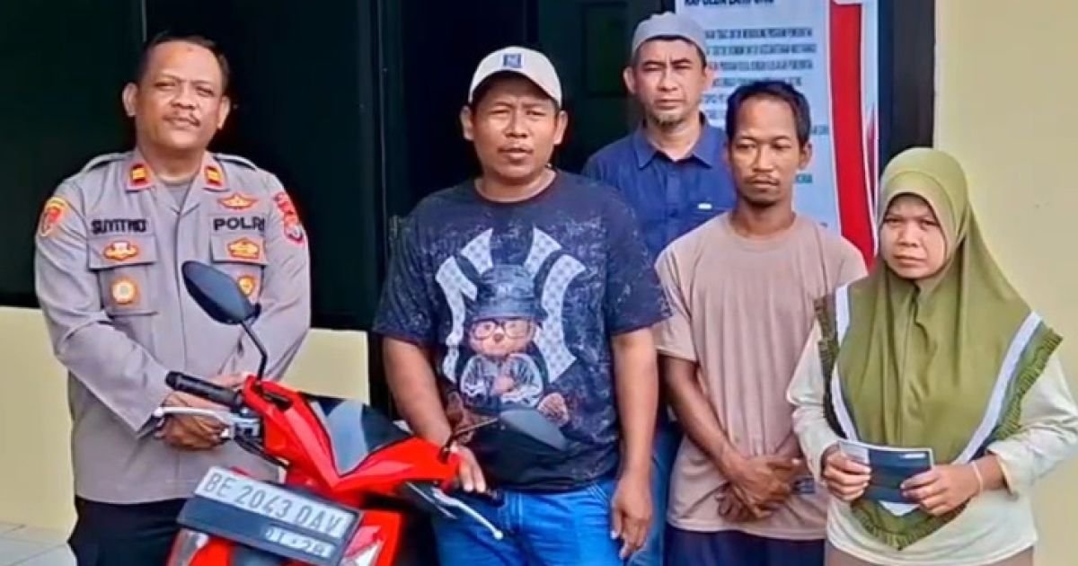 Motor Korban Curanmor Dikembalikan kepada pemilik, Warga Apresiasi Kinerja Polsek Palas