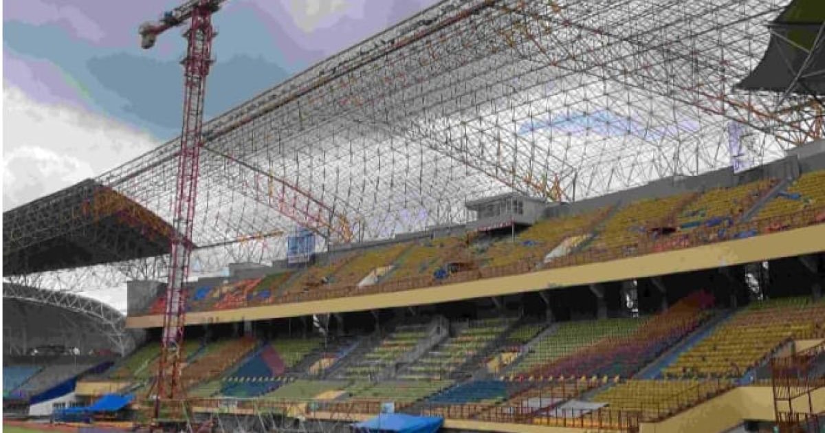 Atap Tribun Barat Rusak Parah, Stadion Wibawamukti Direvitalisasi