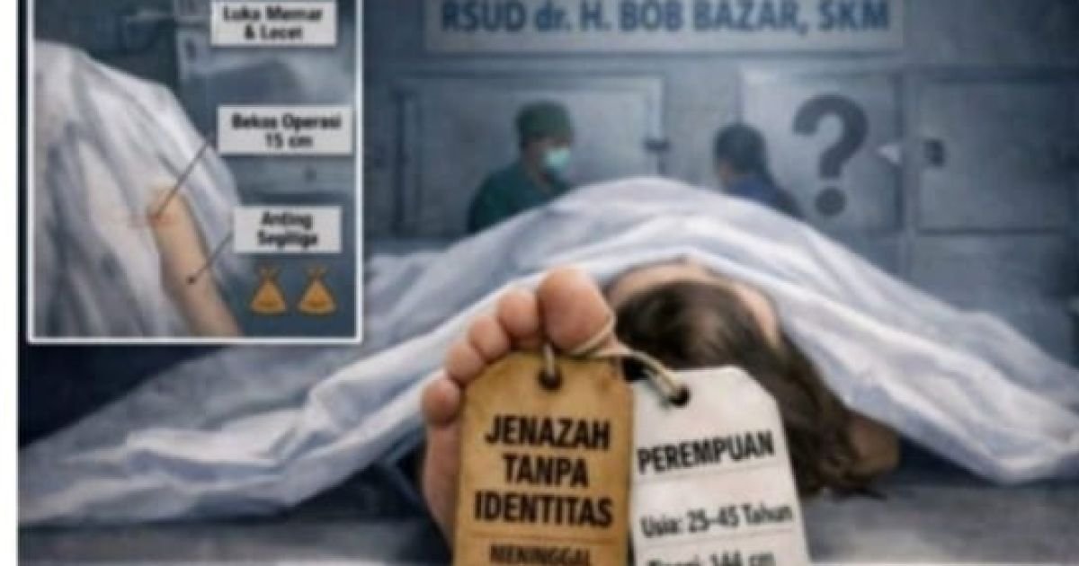 Jenazah Perempuan Tanpa Identitas Dirawat 11 Hari di RSUD dr. H. Bob Bazar, SKM, Warga Diminta Bantu Identifikasi