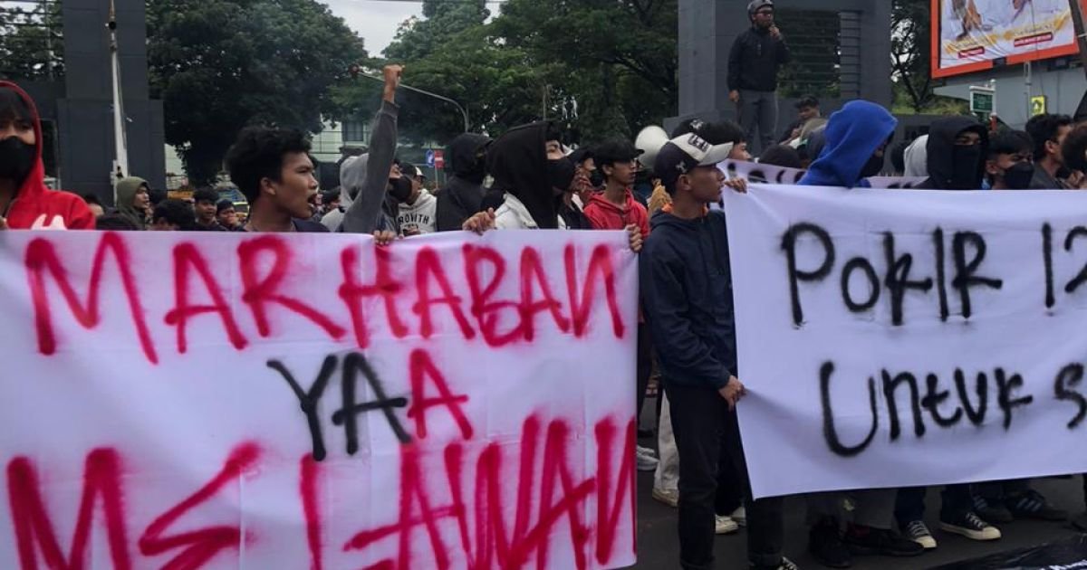 Ratusan Massa RMB Kembali Geruduk Pemkab Bogor, Tuntut Batalkan Pokir Pengadaan Videotron Rp 120 Miliar