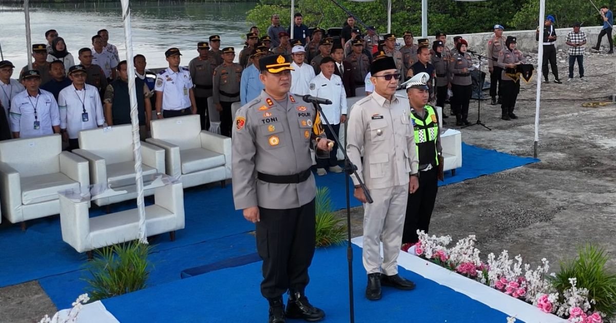 Operasi Ketupat Krakatau 2026 Dimulai, Kapolres Lamsel Tekankan Sinergi dan Pelayanan Prima.