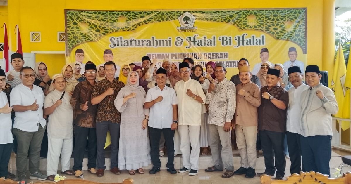 Pengurus DPD II Partai Golkar Gelar Halal Bihalal.