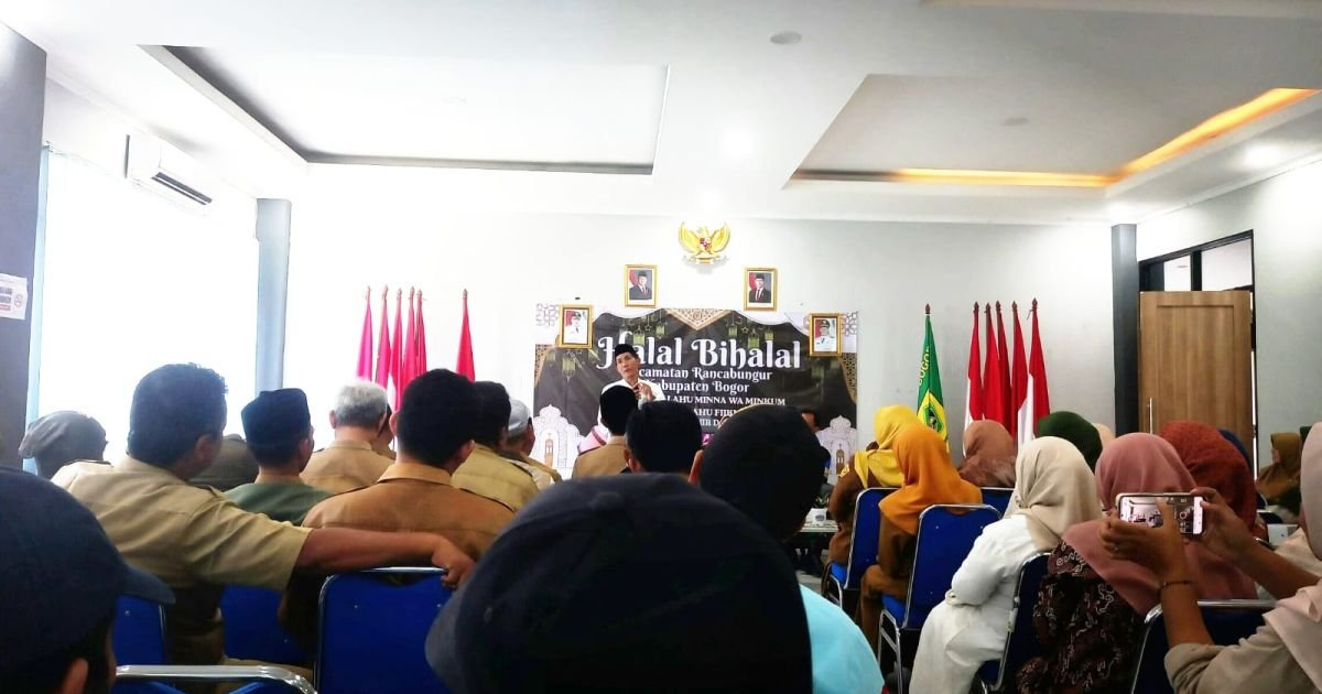 Kades Pasir Gaok Hadiri Kegiatan Halal Bihalal Tingkat Kecamatan Rancabungur