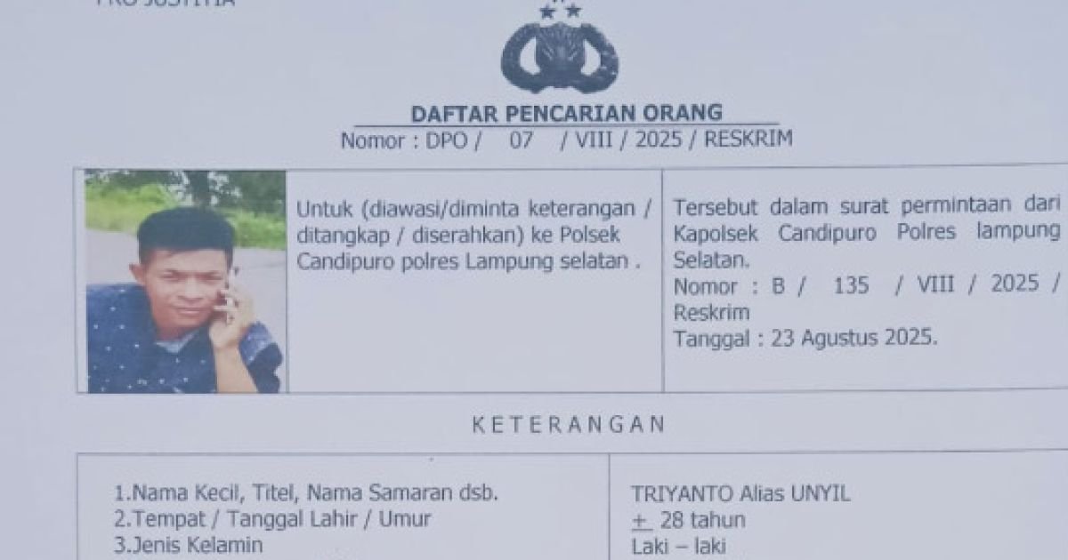 DPO Kasus Curanmor Dibekuk Saat Hendak Kabur, Polisi Sekat Jalur di Candipuro.
