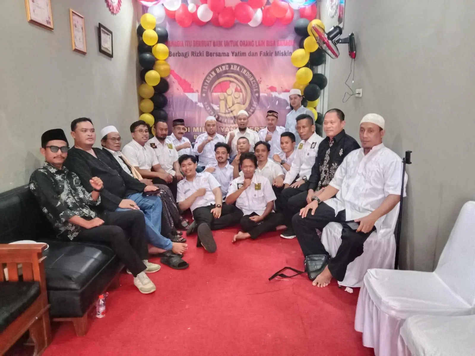 Peringati Milad Pertama, Yayasan Bahu ABA Indonesia Gelar Doa dan Santunan Sosial