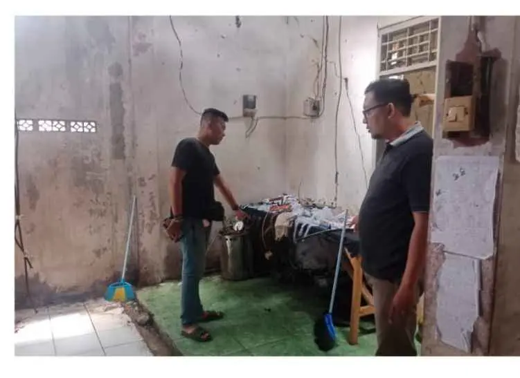 POLSEK PARUNG CEK LOKASI ADANYA LAPORAN KEJADIAN KECELAKAAN KERJA TABUNG SETRIKA UAP MELEDAK