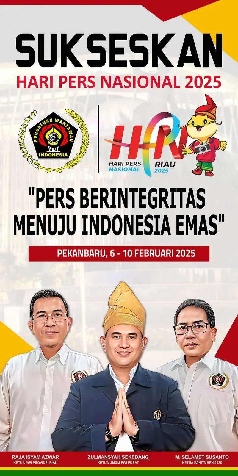 Jelang HPN 2025 di Riau Siap Dilaksanakan, Persiapan Sudah 100 Persen