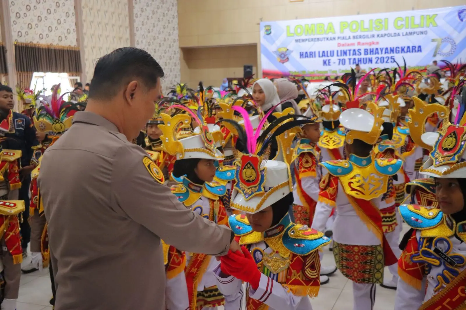 Resmi Dibuka Lomba Polisi Cilik 2025, Wakapolda Lampung : Wujudkan Generasi Muda Berkarakter Dan Berkeselamatan.