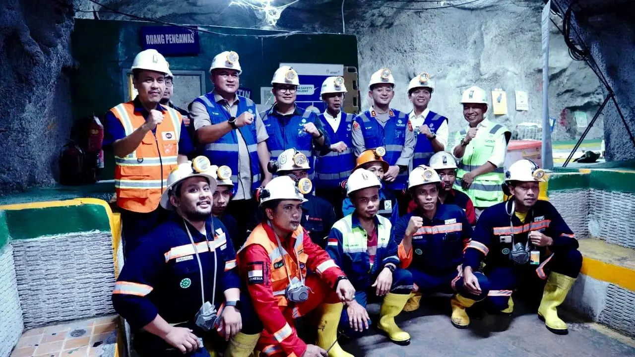 Kunjungi Tambang Emas PT Antam, Rudy Susmanto Ajak Jaga Kelestarian Alam