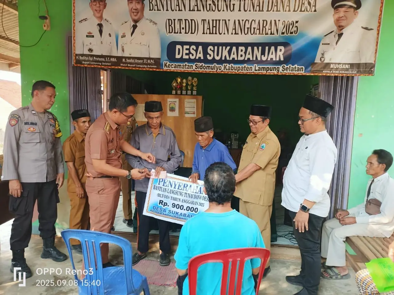 Pemerintah Desa Sukabanjar  Salurkan BLT-DD Tahap 3  Anggaran 2025 untuk 27 KPM..